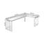 Bureau d'angle moderne et simple en forme de L noir-129294074-129294075