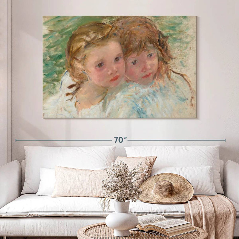 Leisha Two Little Sisters, 34" H x 51" W