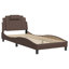 Base de lit vidaXL en simili cuir brun 31,5 "x 78,7" vidaXL-865062732-865062729