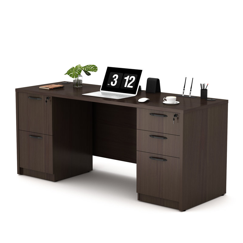 Parven Executive Desk, Espresso