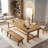 Brown Rectangular Solid Wood desk-1504682268