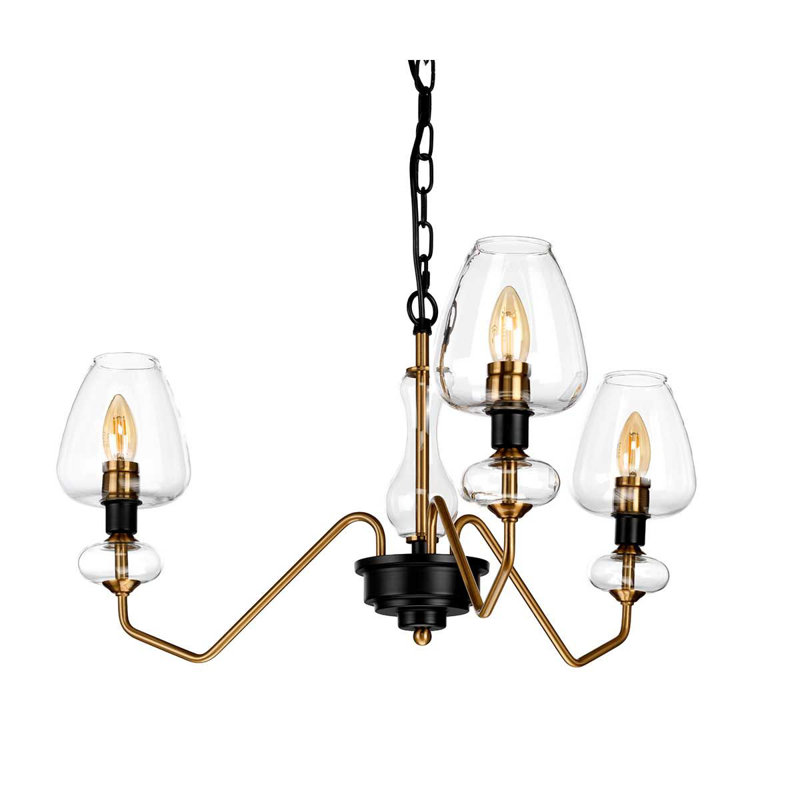 Khari 3 - Light Shaded Chandelier