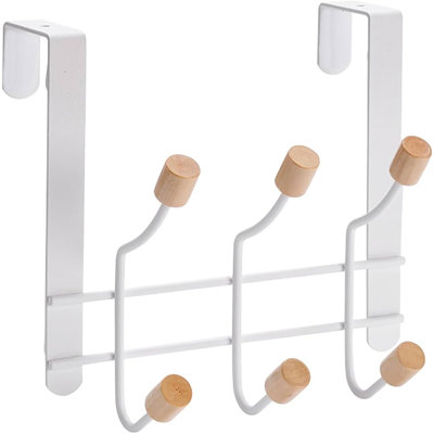 Support à suspendre avec support en bois blanc
