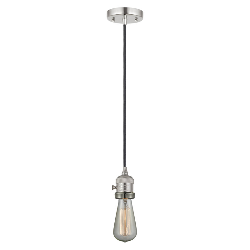 Franklin Franklin - Kuol - Mini luminaire suspendu à cordon de 2 po - Interrupteur marche / arrêt - Ampoule non incluse