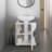 Phillips Under Sink Cabinet, Double Door Storage With Open Back For Pipes, Wide Unit, Freestanding Cabinet, White-1600653148