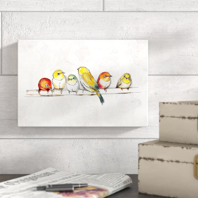 " Inspiration Birdies On Wire "