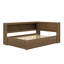 Structure de lit d'angle double en bois avec tablettes de rangement et 2 portes coulissantes, structure de lit d'angle double avec 2 tiroirs, lumières DEL et station de charge-1639778489