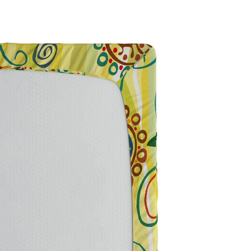 Drap-housse de fleurs ethnique, Drap-housse de taille double