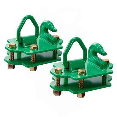 3/8" Tractor Bucket Hooks Grade 70 Steel Grab Hooks 12,000 Lbs For RV UTV
