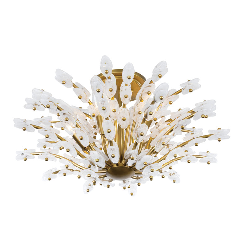 Sorra 24" 6-Light Semi-Flush Mount