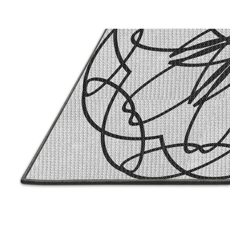 Tapis noir, Rectangle 5 pi x 8 pi