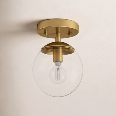 Single Light Flush Mount