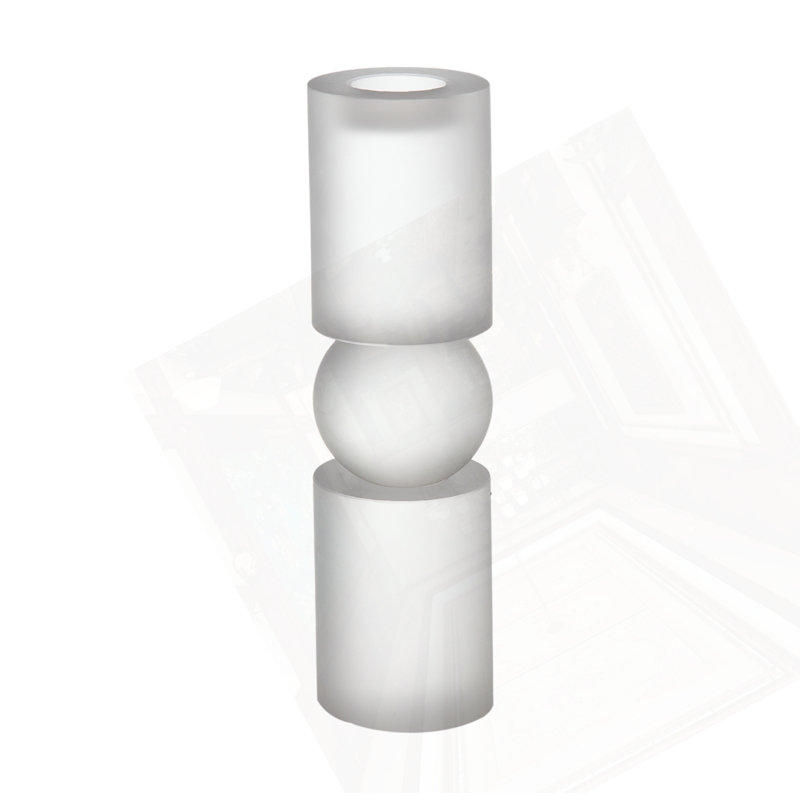 Porte-bougie moyen en verre D3.1X11, 11" H x 3.1" W x 3.1" D