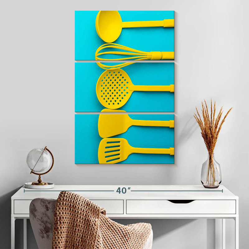 Senne Yellow Kitchen Tools, 32" H x 20" W