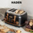 HADEN Heritage Black & Copper Bundle with 4-Slice Toaster and Electric Kettle