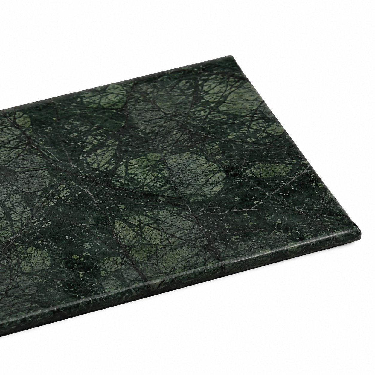 Green Genuine Marble Decorative Tray, Green