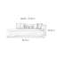 Chaise longue décontractée en flanelle Creative-103324960