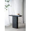 Table basse rectangulaire 35,5 x 14 x 35,5 po avec base piédestal
