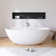 65" x 30" Freestanding Tub  Solid Surface Stone Resin Soaking Bathtub