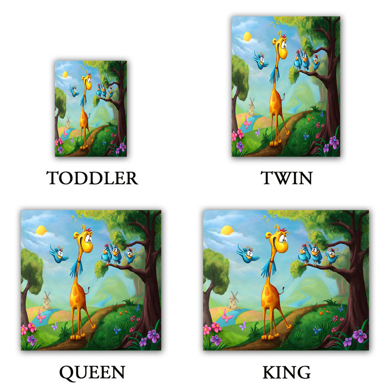  Tooshtoosh Giraffraf Microfiber Duvet Covers, King