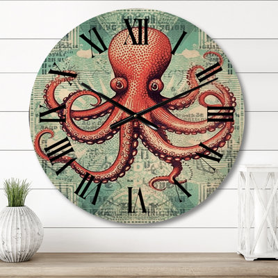 Horloge murale en bois massif Sepviva