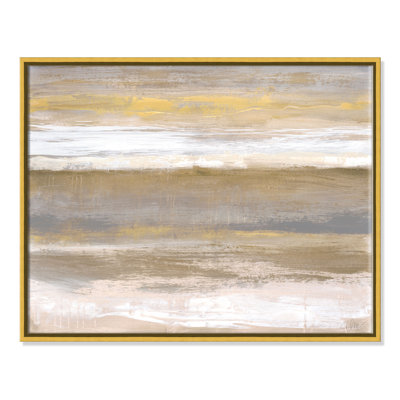 Muriel Shimmering Landscape - Floater Frame Painting Print on Canvas
