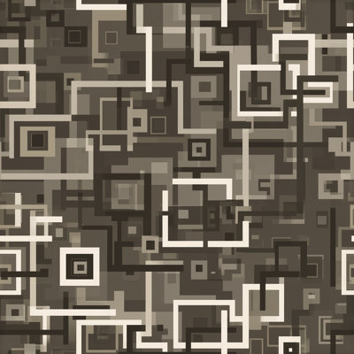 Papier peint à motif géométrique amovible Mid-Century