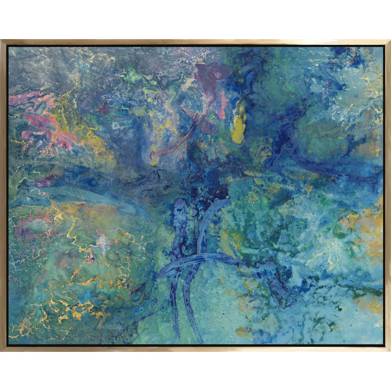 «Conciousness», peinture sur toile à cadre flottant