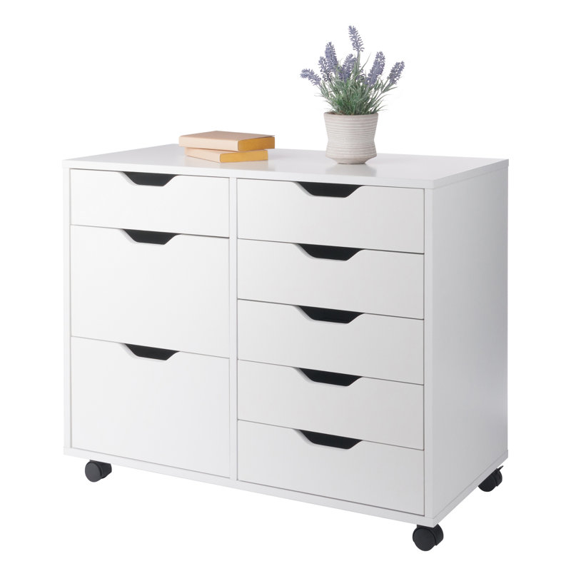 Amonie 32.13'' Wide 4 -Drawer Mobile File Cabinet, White
