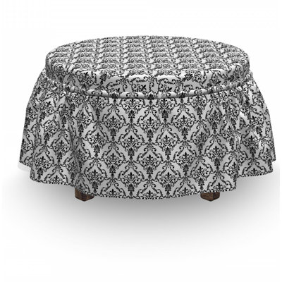 Box Cushion Ottoman Slipcover