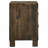 Rustic Golden Brown 2-Drawer Nightstand