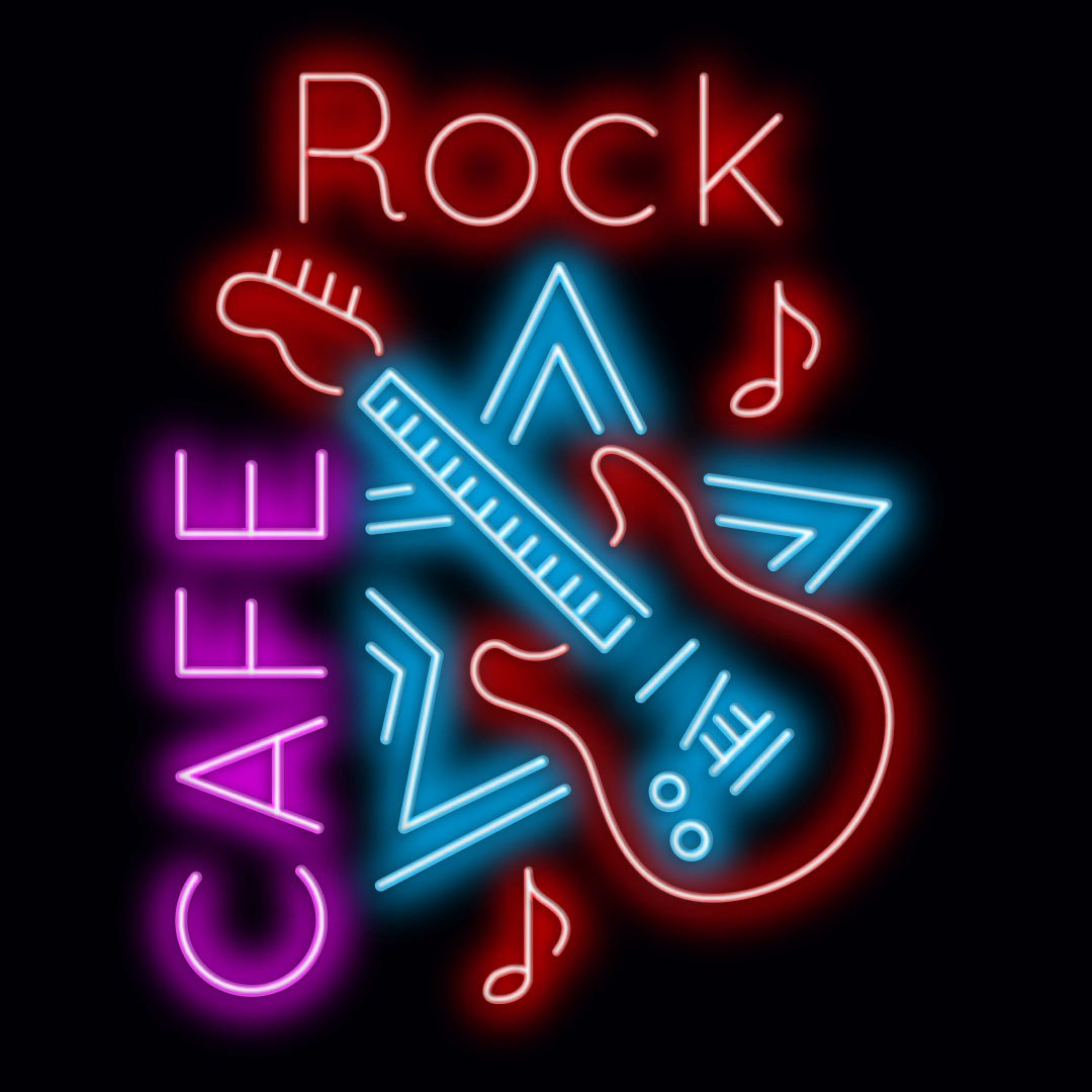 Rock 60cm LED Music Neon Sign