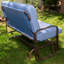 Banc d'extérieur en métal avec coussins-620552512