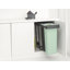 Sort & Go Pull Out In-Cabinet Plastic Dual Compartment Recycling Bin, 2 x 8 Gallon (2 x 30L)