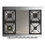 Majestic III Series 36 Inch Dual Fuel Range with 6 Sealed Burners, Griddle, in Glossy Black (Natural Gas, Brass Trim)-996369056-996369085-996369098