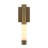 Ronda, Wall Sconce , 16", Weathered Brass, Alabaster-1748640713