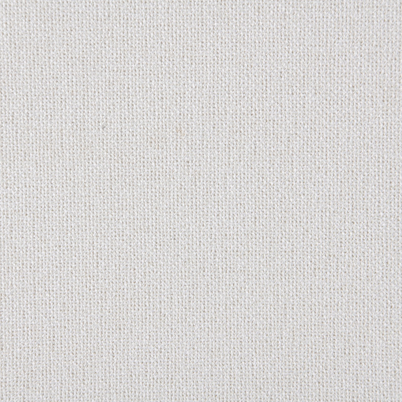 Lit tapissier Arvada, Crème lin texture tissu / brossé noyer, Double