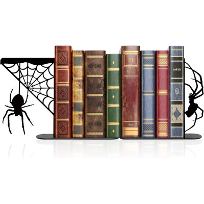 Serre-livres en toile d'araignée et toile d'araignée Lareesa