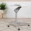 Mobile Sit-Down, Stand-Up Ergonomic Computer Desk-1709605087