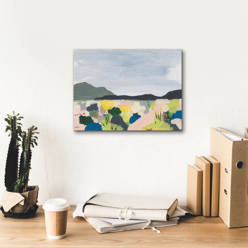 «Take Root In The Arid Soil 3» par Jan Weiss, art mural sur toile, H 12 po x l 16 po x P 0,75 po