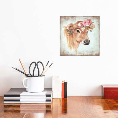 Rosie by Debi Coules - Floater Frame Painting on Canvas