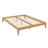 Solid Dry Bamboo Wood Platform Bed Frame, With Wood Slat Support-1700604784