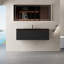 Ensemble de meuble-lavabo mural 48 po avec tiroir à fermeture en douceur et lavabo à quartz Quartz-126271482-126271484