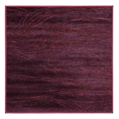 Tapis rouge abstrait lavable à la machine