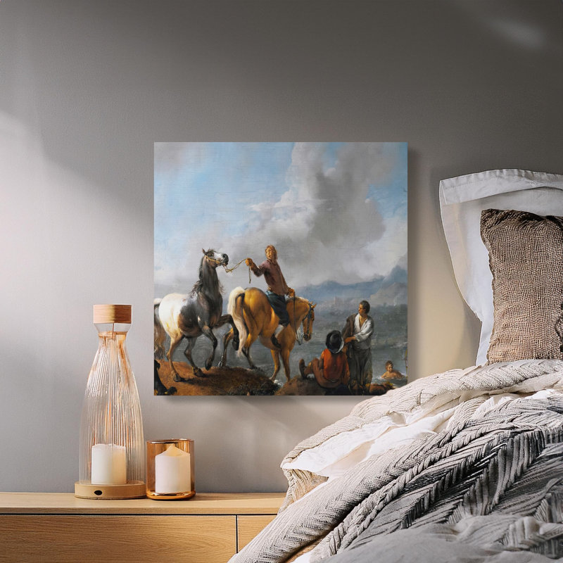 Mervyn Wrapped Canvas Print Set, 16x16