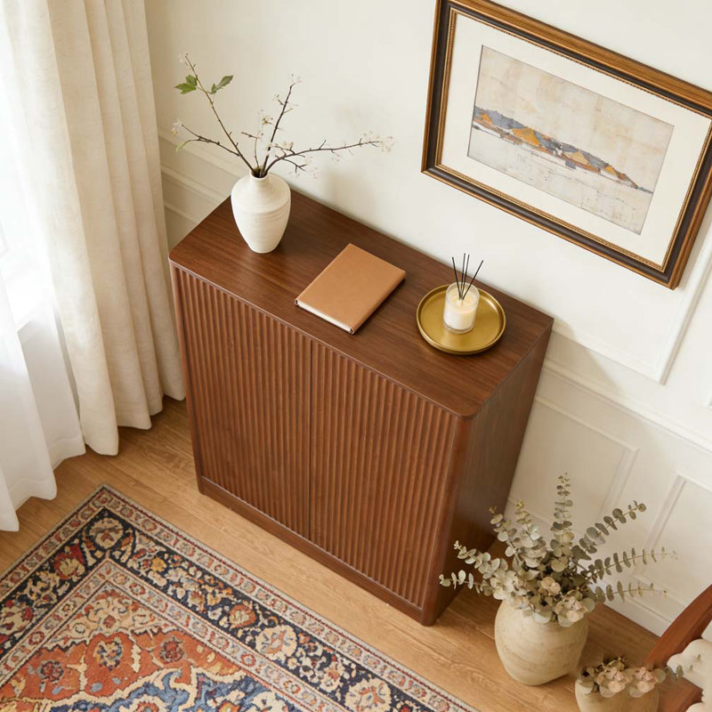 31.5-inch modern wavy sideboard