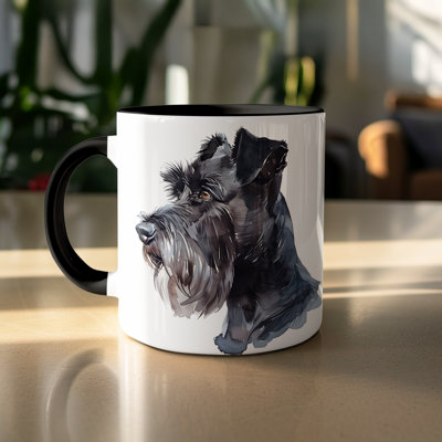 Flat-Coated Retriever Watercolor Design 11oz Coffee Mug