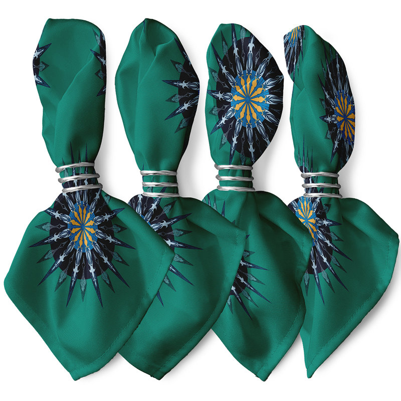 Ensemble de serviettes 4 pièces Hancock, Vert
