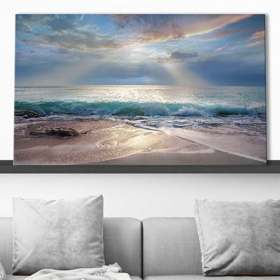 " Aqua Blue Morning " Color Photography Print