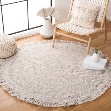 Sand & Stable Chatham Round Braided Design Jute and Polyester Blend Indoor  Area Rug - 4 Foot & Reviews